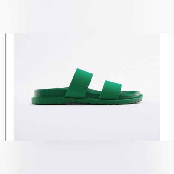 ZARA DOUBLE STRAP FLAT SANDAL - Picture 15 of 16